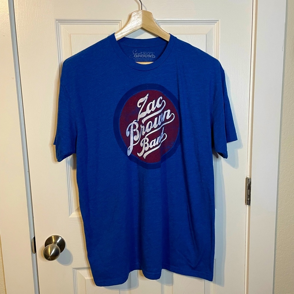 Zac Brown’s Southern Gound blue ‘Welcome Home 2017 Tour’ band tee sz XL